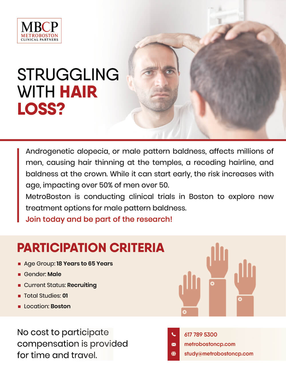 Androgenetic Alopecia Flyer